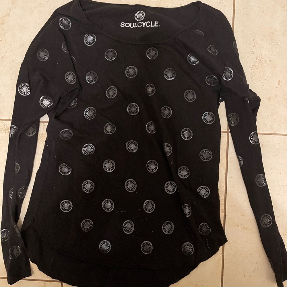 Soul cycle tee. Small. Black. Super soft. Euc